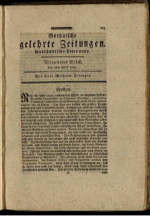 Vierzehntes Stück, den 7ten April 1792.