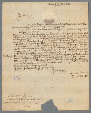 Johann Jakob Römer (1763-1819) Autographen: 3 Briefe von Johann Jakob Römer an verschiedene Adressaten - BSB Autogr. Römer, Johann Jakob