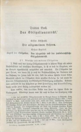 Drittes Buch. Das Obligationenrecht.