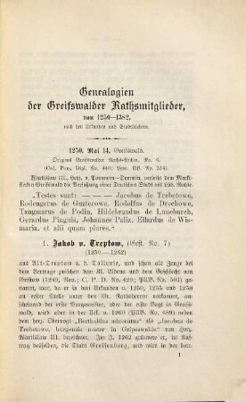 Pommersche Genealogien : nach urkundlichen Quellen und den Sammlungen von A. Balthasar, J. A. Dinnies und C. Gesterding, 4