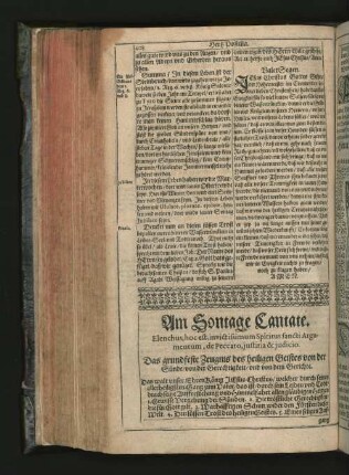 Am Sontage Cantate. [u. a.]