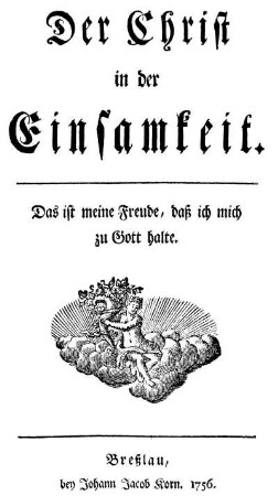 Der Christ in der Einsamkeit