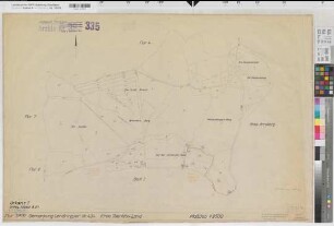 Asbeck (Menden), Umlegung Asbeck, Urkarte I Lendringsen Flur 5,2