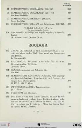 Boudoir (Nr. 102-128)