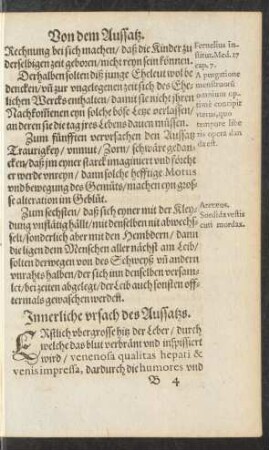 Innerliche ursach des Aussatzs.