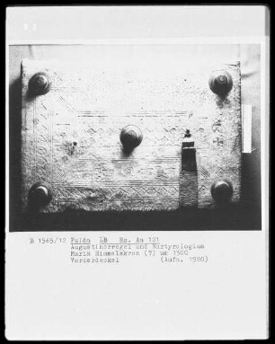 Augustinerregel und Martyrologium —