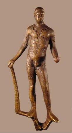 Etruskische (?) Statuette des Herakles