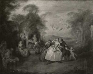 Pater, Jean-Baptiste François: Blindekuhspiel. Potsdam-Sanssouci: Bildergalerie im Park des Schlosses Sanssouci