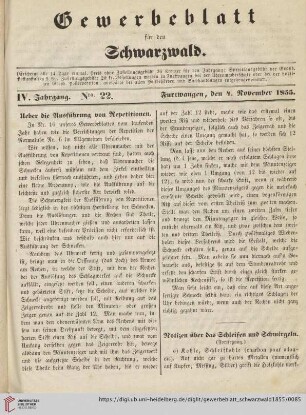 Nro. 22 (4. November)