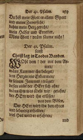 Der 41. Psalm. - Der 50. Psalm.