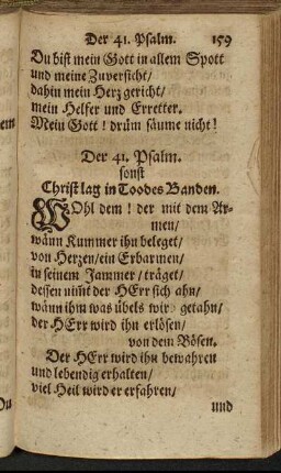 Der 41. Psalm. - Der 50. Psalm.