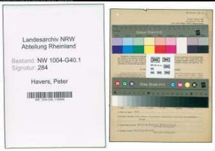 Entnazifizierung Peter Havers , geb. 01.11.1905 (Amtsgerichtsrat)
