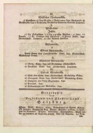 Geographie des Erzbistume und Fürstenthums Salzburg