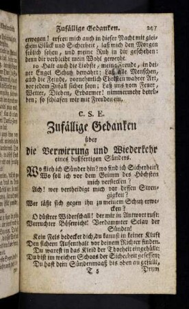 297-301, Zufällige Gedanken