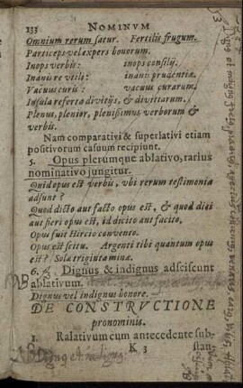 De Constructione pronominis