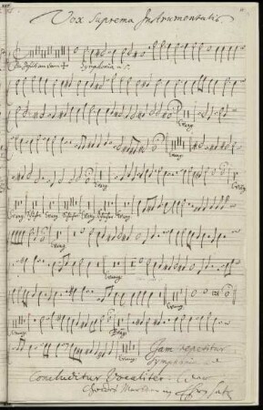Vox Suprema Instrumentalis
