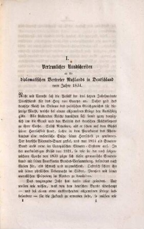 Aktenstücke der russischen Diplomatie, 1