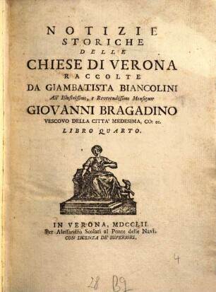 Notizie Storiche Delle Chiese Di Verona, Libro Quarto