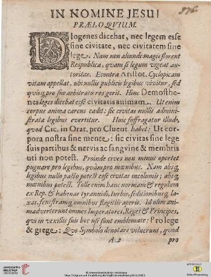 Praeloquium