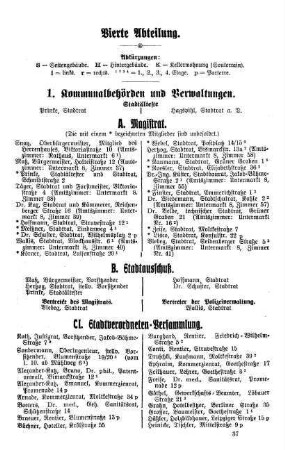 Vierte Abteilung