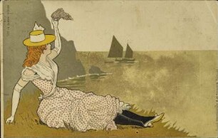 [Winkende Frau]