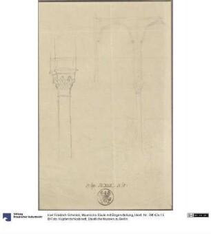 Maurische Säule mit Bogenstellung