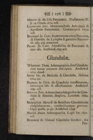 Glandulæ.