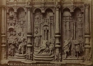 No. 1225 Musée du Trocadéro. Beauvais, cathedrale, porte du transept sud, détail