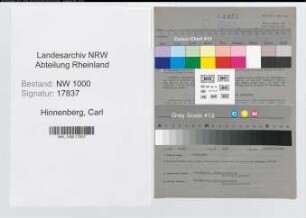 Entnazifizierung Carl Hinnenberg, geb. 01.05.1899 (Dentist)