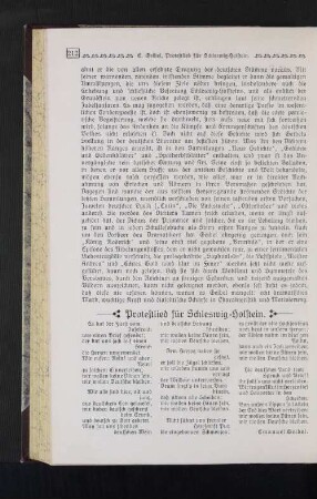 Protestlied für Schleswig-Holstein