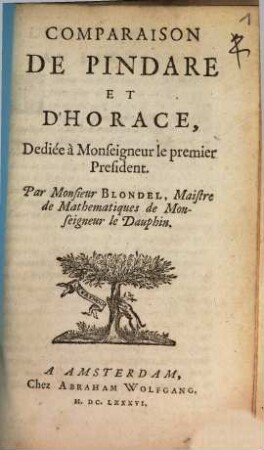 Comparaison De Pindare Et D'Horace