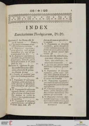 Exercitationes Theologicae