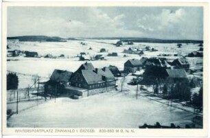 Zinnwald. Wintersportplatz Zinnwald