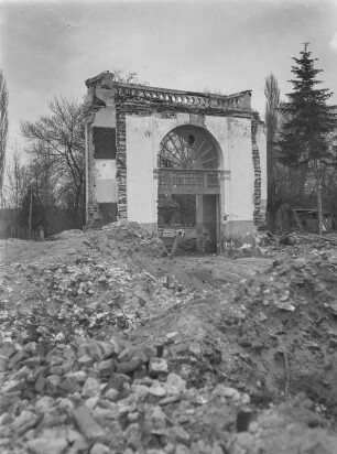Ruine : Überreste eines Gebäudes.