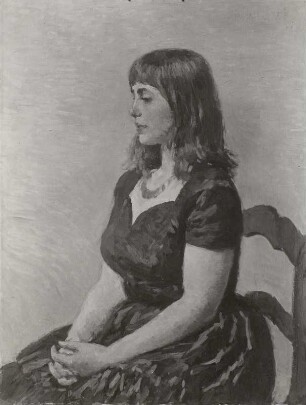 Bildnis Frau Adler (Halbfigur sitzend)