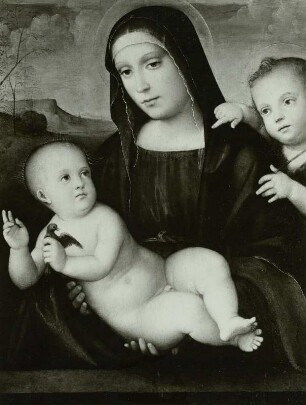 Maria mit dem Kind und dem kleinen Johannes
