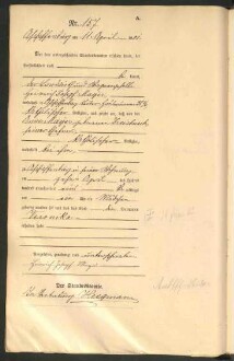 Standesamtsbuch der Stadt Aschaffenburg: Geburten 365/1900 - 184/1901