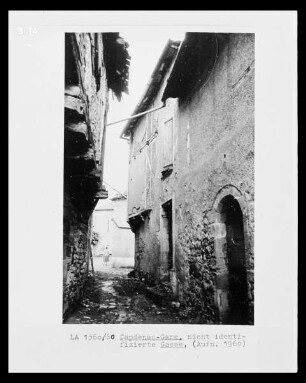 Nicht identifizierte Gasse