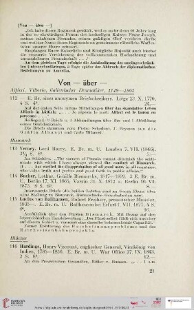 Von - über - (Nr. 112-145)