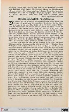 31: Religiös-philosophische Prosadichtung