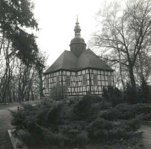 Krausnick. Dorfkirche (1728). Ansicht von Nordosten