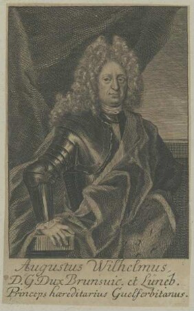 Bildnis des Augustus Wilhelmus von Braunschweig-Wolfenbüttel
