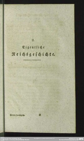 II. Eigentliche Reichsgeschichte