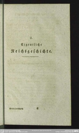 II. Eigentliche Reichsgeschichte