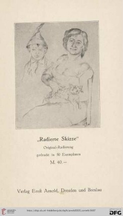 "Radierte Skizze"