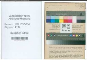 Entnazifizierung Alfred Buescher , geb. 19.04.1903 (Rektor)