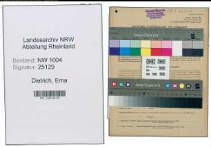 Entnazifizierung Erna Dietrich , geb. 25.02.1905 (Buchhalterin)