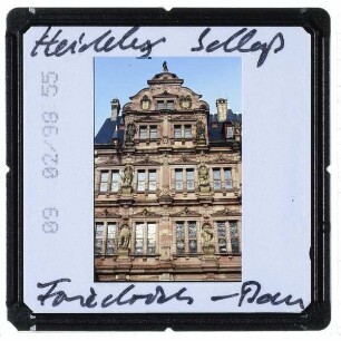 Heidelberg, Schloss,Heidelberg, Schloss, Friedrichsbau