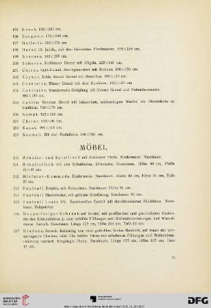 Möbel (Nr.210-266)