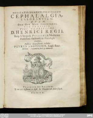 Medicatio Duarum Foeminarum Cephalalgia, Laborantium